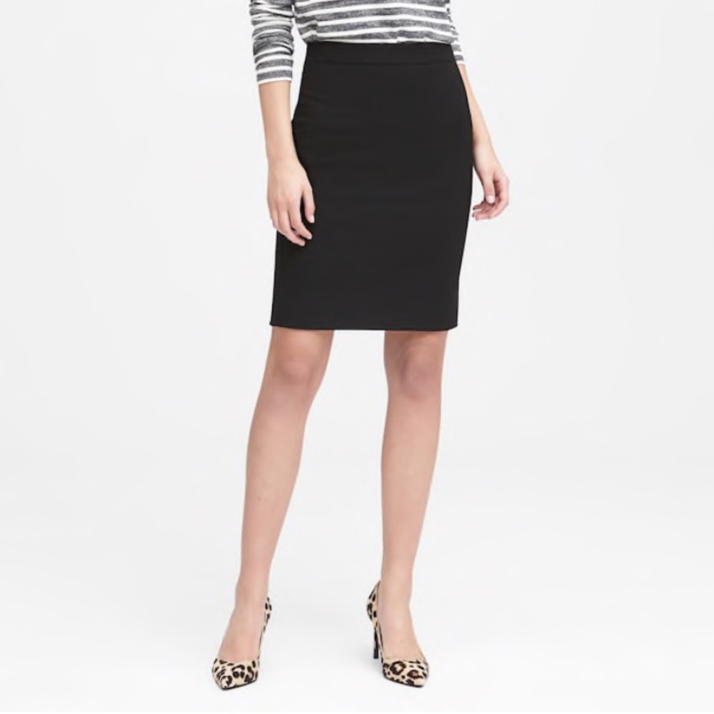 Banana Republic Black Pencil Skirt